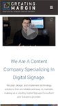Mobile Screenshot of creatingmargin.com