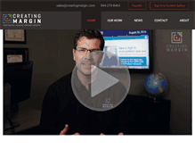 Tablet Screenshot of creatingmargin.com